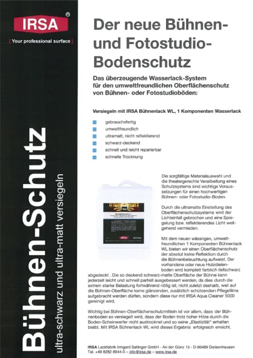 IRSA Bühnenschutz WL